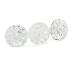 Barrette Hestia Argent Ronds Martelés Accessoires Monsieur Simone