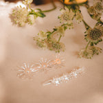 Barrette Rhéa Argent Flocons Accessoires Monsieur Simone