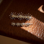 Barrette Rhéa Argent Flocons Accessoires Monsieur Simone