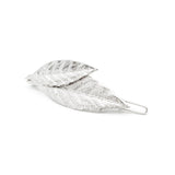 Barrette Thalie Argent Feuilles Accessoires Monsieur Simone