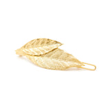 Barrette Thalie Or Feuilles Accessoires Monsieur Simone
