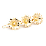 Barrette Théia Or Fleurs Accessoires Monsieur Simone
