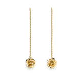 Boucles d'Oreilles Pendantes Aglaé Or Fleurs Boucles d'Oreilles Monsieur Simone