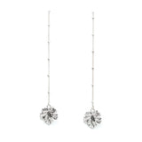 Boucles d'Oreilles Pendantes Héra Argent Feuilles Boucles d'Oreilles Monsieur Simone