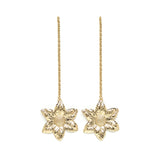 Boucles d'Oreilles Pendantes Hespéris Or Fleurs Boucles d'Oreilles Monsieur Simone