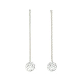Boucles d'Oreilles Pendantes Hestia Argent Ronds Martelés Boucles d'Oreilles Monsieur Simone