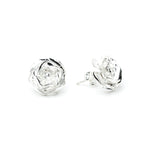 Boucles d'Oreilles Puces Aglaé Argent Fleurs Boucles d'Oreilles Monsieur Simone
