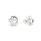 Boucles d'Oreilles Puces Aglaé Argent Fleurs Boucles d'Oreilles Monsieur Simone