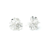 Boucles d'Oreilles Puces Aglaé Trio Argent Fleurs Boucles d'Oreilles Monsieur Simone