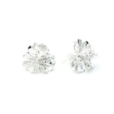 Boucles d'Oreilles Puces Aglaé Trio Argent Fleurs Boucles d'Oreilles Monsieur Simone
