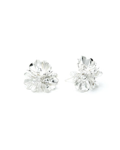 Boucles d'Oreilles Puces Aglaé Trio Argent Fleurs Boucles d'Oreilles Monsieur Simone