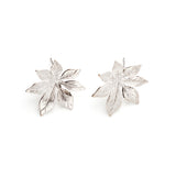 Boucles d'Oreilles Puces Chloris Argent Fleurs Boucles d'Oreilles Monsieur Simone