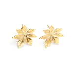 Boucles d'Oreilles Puces Chloris Or Fleurs Boucles d'Oreilles Monsieur Simone