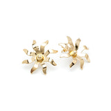 Boucles d'Oreilles Puces Éos Or Soleils Boucles d'Oreilles Monsieur Simone