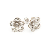 Boucles d'Oreilles Puces Gaïa Argent Fleurs Boucles d'Oreilles Monsieur Simone