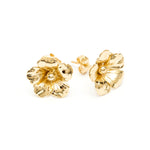 Boucles d'Oreilles Puces Gaïa Or Fleurs Boucles d'Oreilles Monsieur Simone