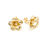 Boucles d'Oreilles Puces Gaïa Or Fleurs Boucles d'Oreilles Monsieur Simone