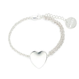 Bracelet Aphrodite Argent Coeur Bracelets Monsieur Simone