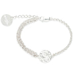 Bracelet Hestia Argent Rond Martelé Bracelets Monsieur Simone