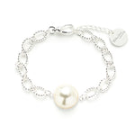 Bracelet Nélya Argent Perle Bracelets Monsieur Simone