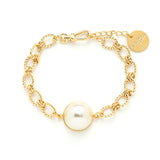 Bracelet Nélya Or Perle Bracelets Monsieur Simone