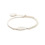 Bracelet Thalie Argent Feuille Bracelets Monsieur Simone