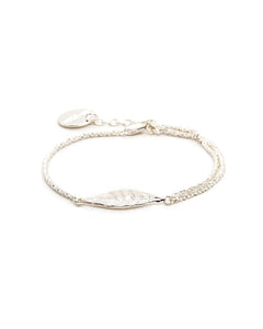 Bracelet Thalie Argent Feuille Bracelets Monsieur Simone
