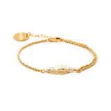 Bracelet Thalie Or Feuille Bracelets Monsieur Simone