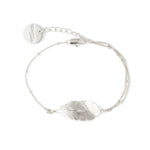 Bracelet Zéphyr Argent Feuille Bracelets Monsieur Simone