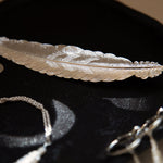Broche Phébé Argent Plume Accessoires Monsieur Simone
