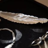 Broche Phébé Argent Plume Accessoires Monsieur Simone