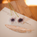 Broche Phébé Argent Plume Accessoires Monsieur Simone