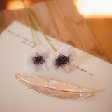 Broche Phébé Argent Plume Accessoires Monsieur Simone