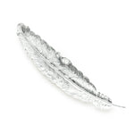 Broche Phébé Argent Plume Accessoires Monsieur Simone