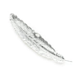 Broche Phébé Argent Plume Accessoires Monsieur Simone