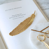 Broche Phébé Or Plume Accessoires Monsieur Simone