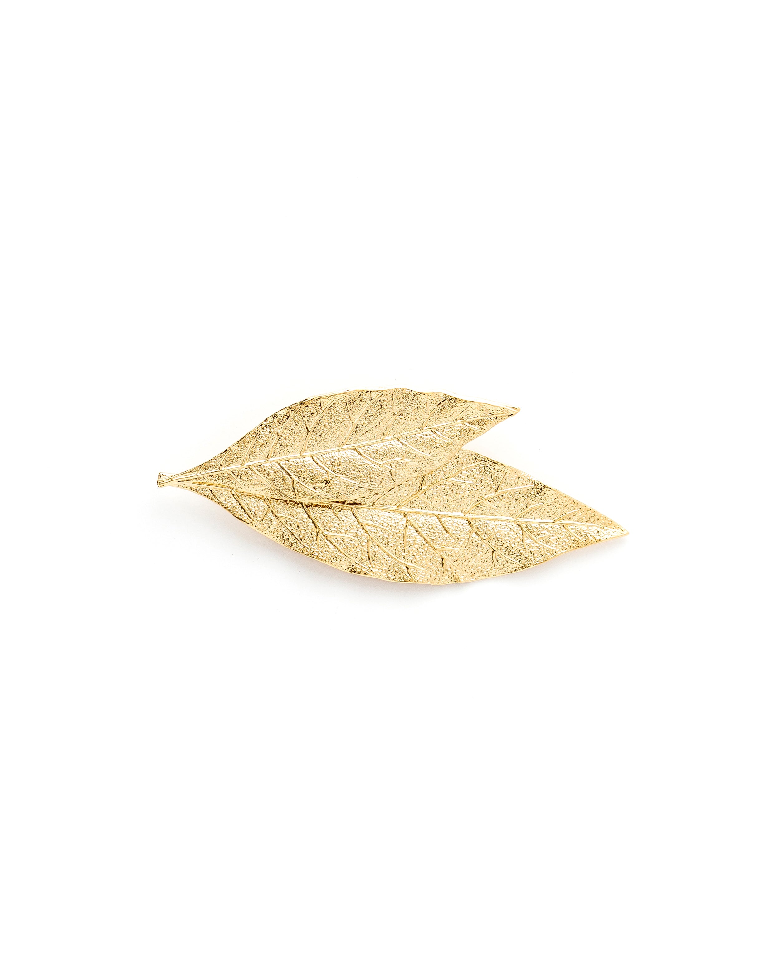Broche Thalie Or Feuilles Accessoires Monsieur Simone