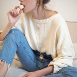 Collier Aglaé Or Fleur Colliers Monsieur Simone