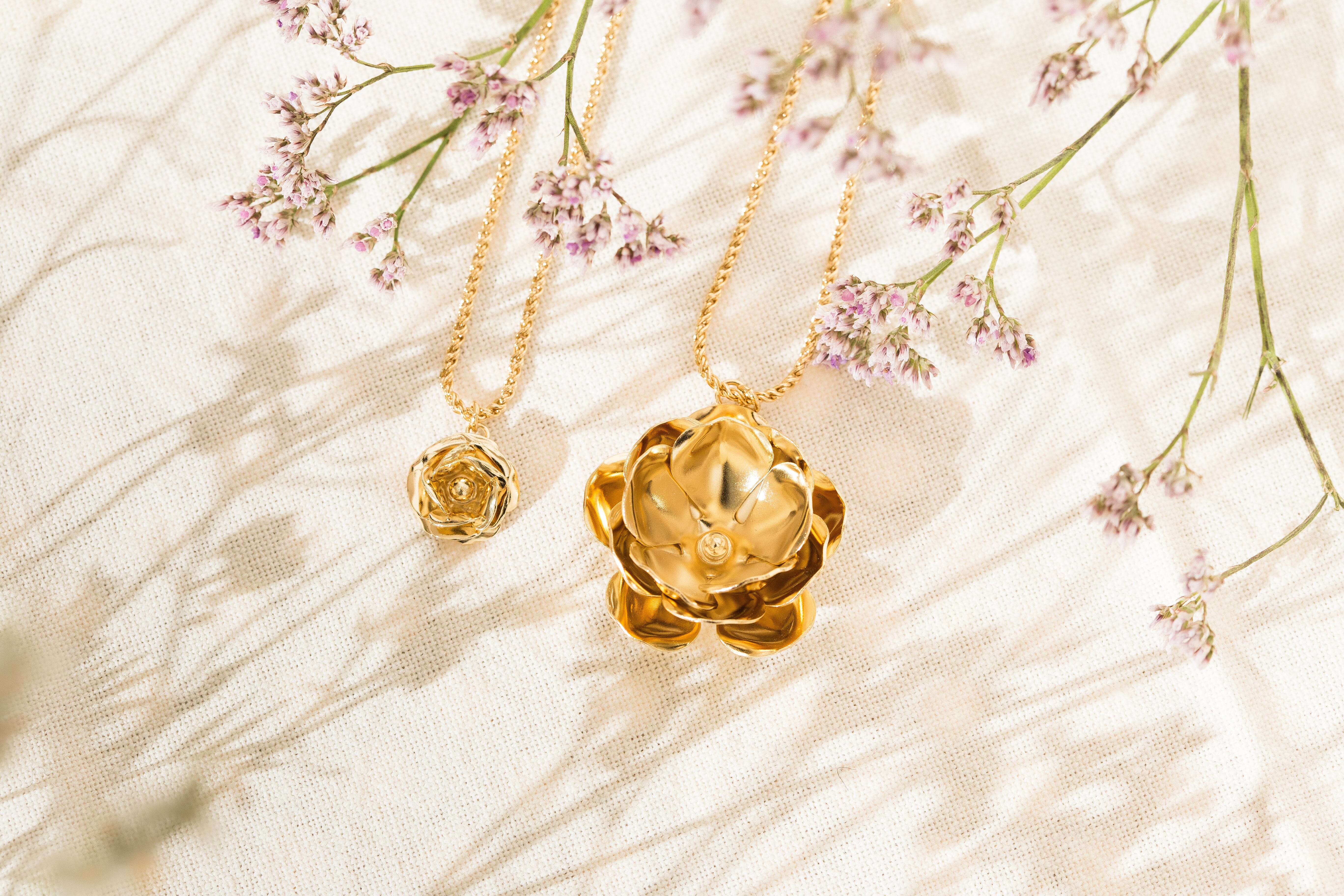 Collier Aglaé Or Fleur Colliers Monsieur Simone