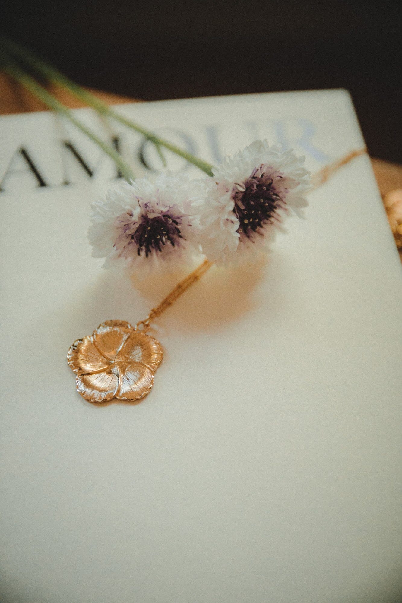 Collier Hélios Or Fleur Colliers Monsieur Simone