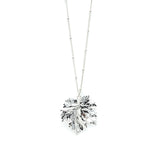 Collier Héra Argent Feuille Colliers Monsieur Simone
