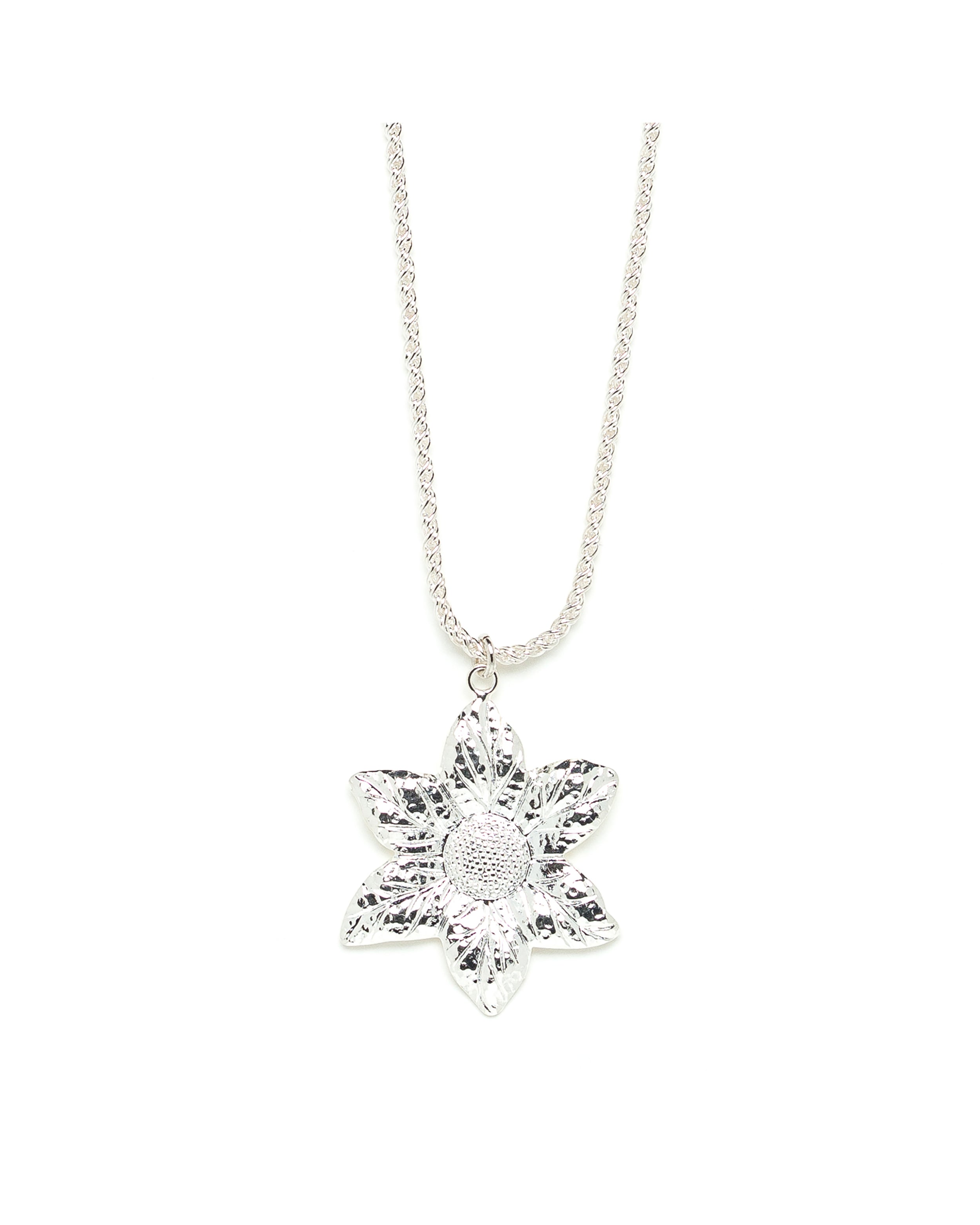 Collier Hespéris Argent Fleur Colliers Monsieur Simone
