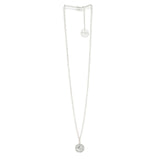 Collier Hestia Argent Rond Martelé Colliers Monsieur Simone