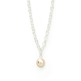 Collier Nélya Argent Perle Colliers Monsieur Simone
