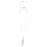 Collier Phébé Argent Plume Colliers Monsieur Simone