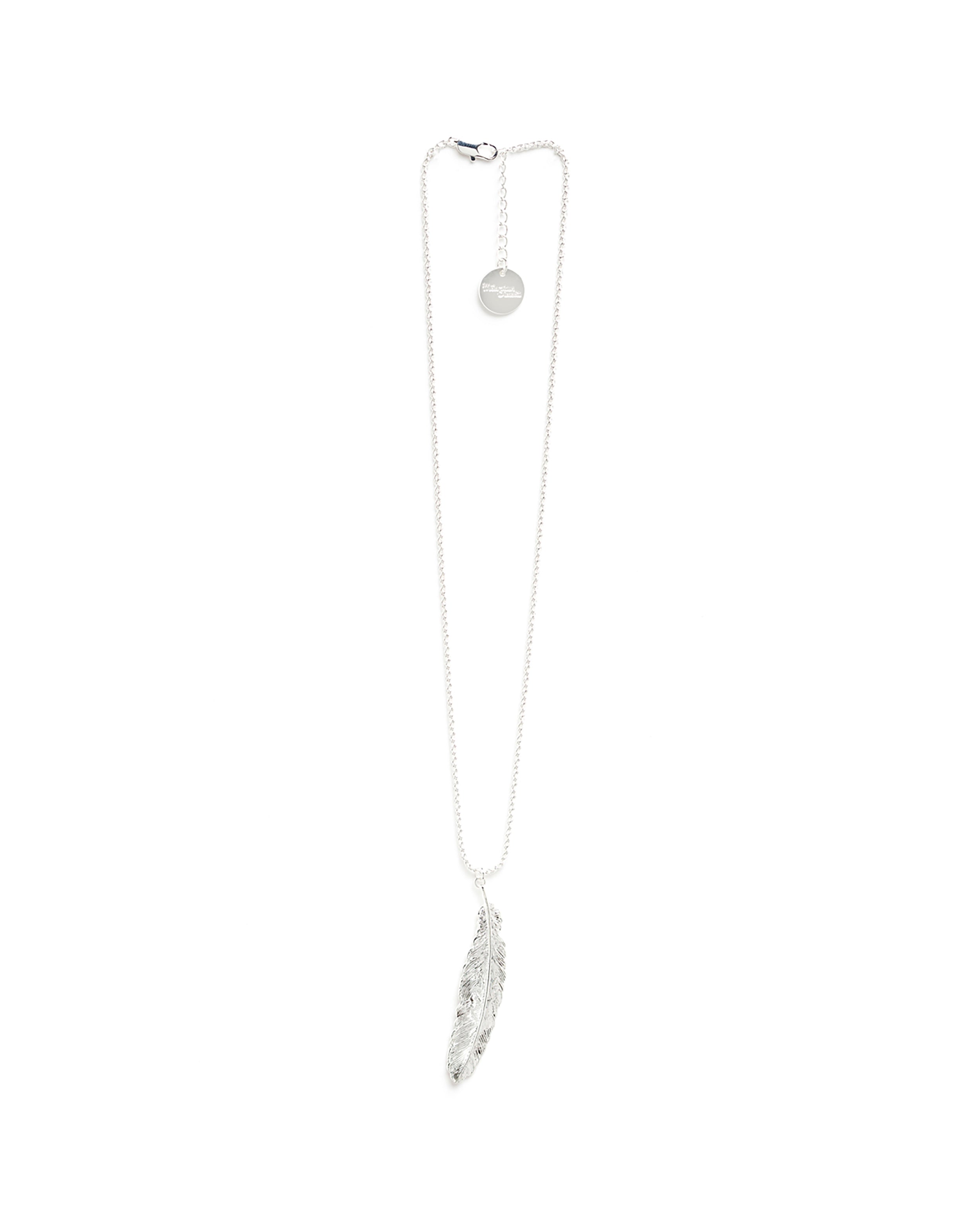 Collier Phébé Argent Plume Colliers Monsieur Simone