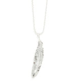 Collier Phébé Argent Plume Colliers Monsieur Simone