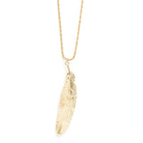 Collier Phébé Or Plume Colliers Monsieur Simone