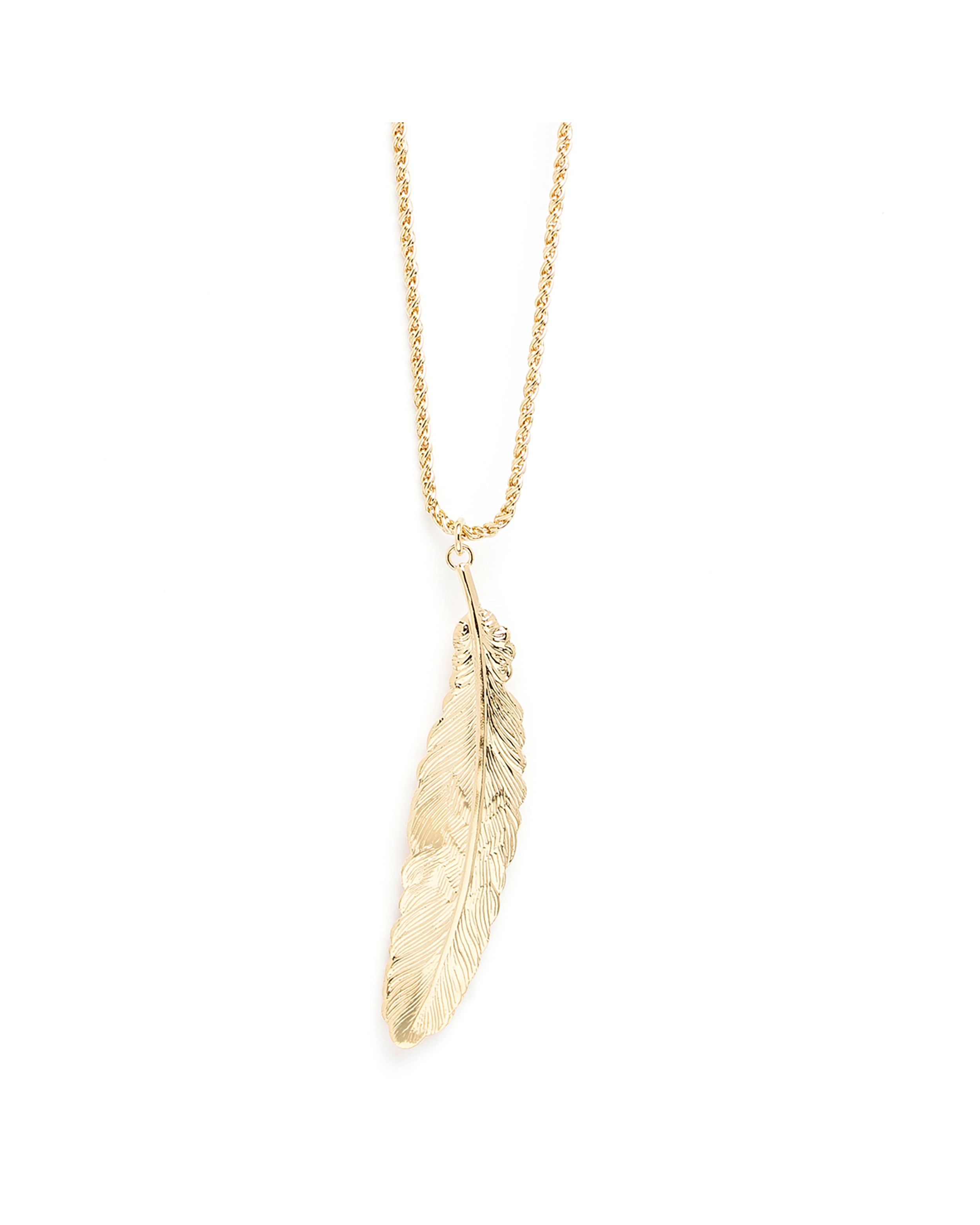 Collier Phébé Or Plume Colliers Monsieur Simone
