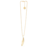 Collier Phébé Or Plume Colliers Monsieur Simone